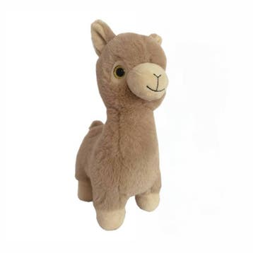 Bruine lama knuffel - pluche - 27 cm - dierenknuffel, Kinderen en Baby's, Speelgoed | Knuffels en Pluche, Verzenden, Nieuw
