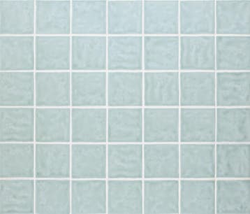 Wandtegel Equipe Handvorm  Ritmo Sky Lichtblauw Glans 10x10, Doe-het-zelf en Verbouw, Nieuw, Minder dan 20 cm, 10 m² of meer, Wandtegels