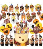 Teckel party decoratie set Happy Birthday 26-delig, Verzenden, Nieuw