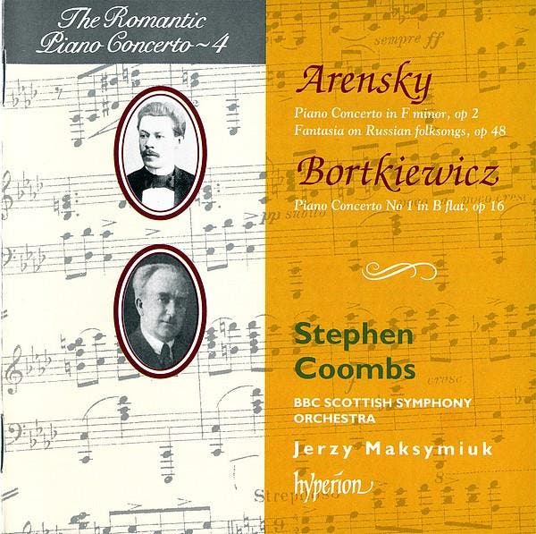 cd - Arensky - Bortkiewicz*, Stephen Coombs, BBC Scottish..., Cd's en Dvd's, Cd's | Overige Cd's, Zo goed als nieuw, Verzenden