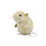 Pluche knuffel muis wit 13 cm - Knuffel muizen, Ophalen of Verzenden, Nieuw