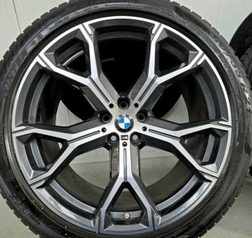BMW X5 X6 G05 G06 741M 21 inch velgen winterbanden breedset, 275 mm, Banden en Velgen, Nieuw, Personenwagen