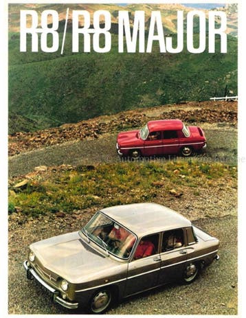 1965 RENAULT R8 BROCHURE FRANS, Nieuw, Renault, Author