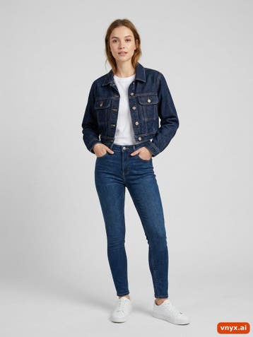 Bershka Spijkerjassen Dames maat 26 Blauw Vintage, Kleding | Dames, Ophalen of Verzenden, Nieuw