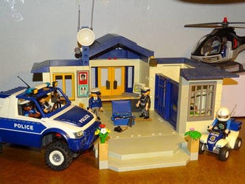 Themacollectie - Speelgoed politiepost set - Playmobil