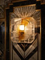 Wandlamp - Metaal, Glas