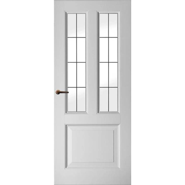 Weekamp binnendeur WK6852-D2 83x201,5 (Stomp, Glas in lood), Doe-het-zelf en Verbouw, Deuren en Horren, Nieuw, Glas, Binnendeur