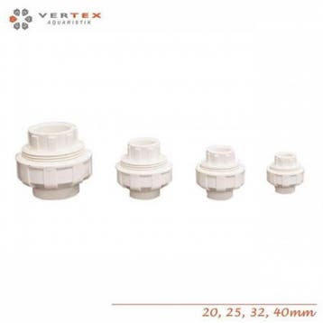 Vertex PVC WIT koppeling 32mm, Ophalen of Verzenden, Nieuw