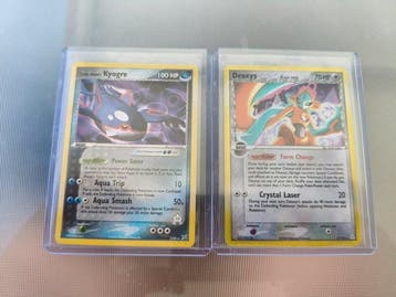 Pokémon - 2 Card - Kyogre, deoxys Foil - EX, Nieuw