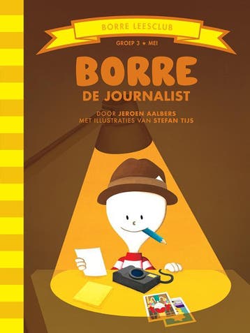 Borre de journalist / De Gestreepte Boekjes - Jeroen Aalbers, Verzenden, Zo goed als nieuw, Jeroen Aalbers