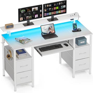 Rolanstar Bureau met laden, 120 x 47 cm, gamingtafel met sto, Verzenden, Zo goed als nieuw