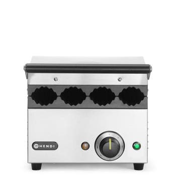 Hendi Contactgrill voor Hotdogs en Wraps | RVS | 220-240V/18, Ophalen of Verzenden, Nieuw in verpakking
