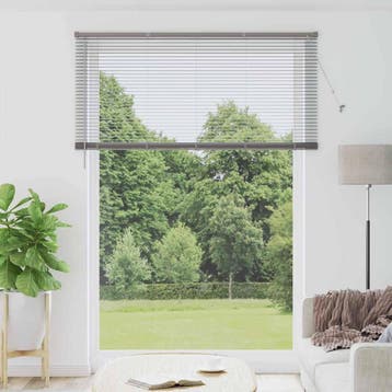 vidaXL Venetiaanse jaloezie zilver 220 x 155 cm 25 mm, Huis en Inrichting, Verzenden, Nieuw, Zilver