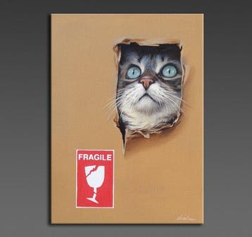 Gala - Cat painting ~ Fragile ~