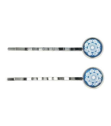 Haarspeld Schuifspeldjes 6cm - Cirkel Vintage Patroon -, Nieuw