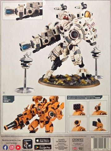 Tau Empire Riptide Battlesuit (Warhammer Nieuw), Ophalen of Verzenden, Nieuw