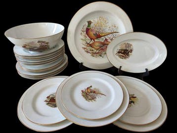 Tafelservies voor 6 (21) - Porselein - Limoges