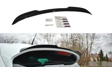 Spoiler cap Renault Clio 4 RS Maxton Design glans zwart, Ophalen of Verzenden, Nieuw