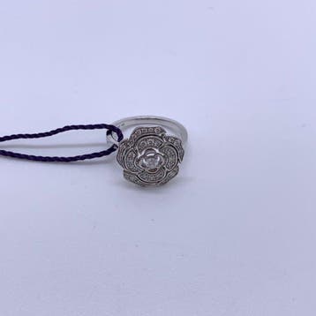 Chanel - Ring - Camellia - 18 karaat Witgoud, Nieuw