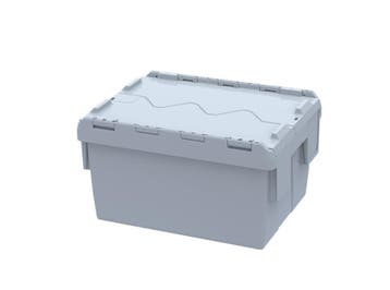 Distributiebak, 400x300x210 mm, euronorm, grijs kunststof,, Minder dan 50 cm, Ophalen of Verzenden, Minder dan 40 cm, Nieuw