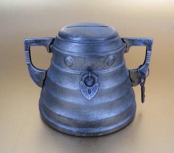 Jugendstil spaarpot - Spaarpot - Metaal