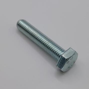 Tapbout DIN933 verzinkt M10x50 (100st), Ophalen of Verzenden, Nieuw, Bouten of Moeren