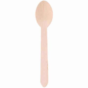 Alpina Houten eetlepels - 16 cm - 50 stuks - Duurzaam en..., Ophalen of Verzenden, Nieuw