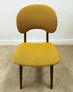 Dutch Design eetkamerstoel, Hout, Mid century, Overige kleuren, Ophalen of Verzenden