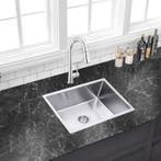 Spoelbak + Droogrek | Wasbak | Gootsteen | 59x44x20cm | RVS, Verzenden, Nieuw