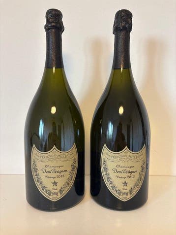 2013 Dom Pérignon - Champagne Brut - 2 Magnums (1.5L), Nieuw