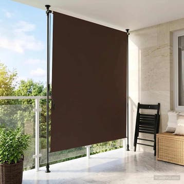 vidaXL Buiten Rolgordijn Bruin 120 x 270 cm, Verzenden, Nieuw