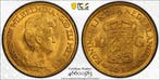 Gouden Wilhelmina 10 gulden 1917 MS65 gecertificeerd PCGS, Postzegels en Munten, Munten | Nederland, Verzenden, Goud, Koningin Wilhelmina