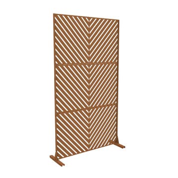 Tuinscherm Kekan 180x90x40 cm bruin casa.pro, Tuin en Terras, Tuinschermen, Verzenden, Nieuw