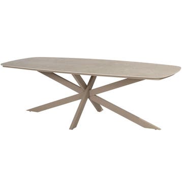 Prado dining tuintafel 240x105xH75 cm latte met keramisch, Ophalen of Verzenden, Nieuw