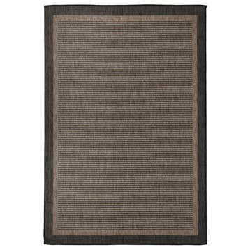 vidaXL Buitenkleed platgeweven 160x230 cm donkerbruin, Verzenden, Nieuw, Bruin