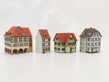 Faller H0 - 130247/130417/130491/130497 - Modeltreingebouwen, Nieuw