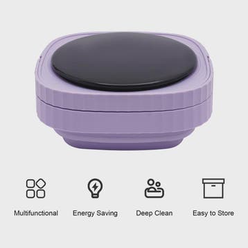 Opvouwbare Mini Wasmachine - Draagbare Compacte Washer met 3, Verzenden, Nieuw