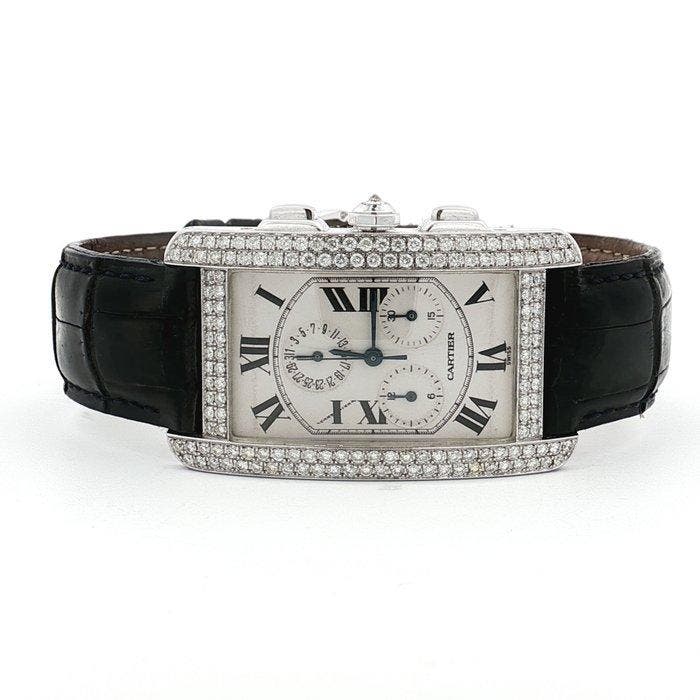 Cartier - Tank Américaine - 2312 - Unisex - 1990-1999, Sieraden, Tassen en Uiterlijk, Horloges | Heren