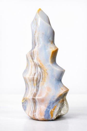 Gepolijste Ocean Jasper-vlam Featuring - Kleurrijk patroon -