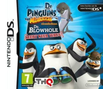 Dreamworks De Pinguins Van Madagascar - Dr Blowhole (DS), 1 speler, Ophalen of Verzenden, Zo goed als nieuw