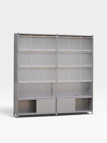 Boekenkast - Staal, Plastic - Boekenkast/tijdschriftenrek
