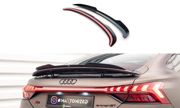Spoiler Audi E-Tron GT & RS GT Maxton Glans Zwart, Ophalen of Verzenden, Nieuw