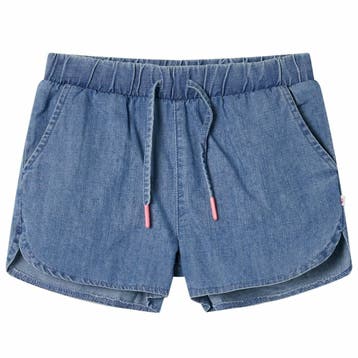 vidaXL Kindershorts 104 denimblauw, Verzenden, Nieuw