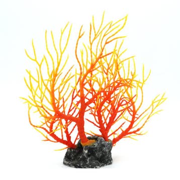 Koraal oranje en geel, kunstkoraal OS-138 - aquarium decorat, Ophalen of Verzenden, Nieuw