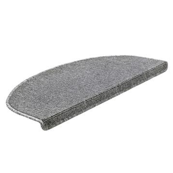 Trapmat set afgerond zelfklevend 15 stuks lichtgrijs, Verzenden, Nieuw