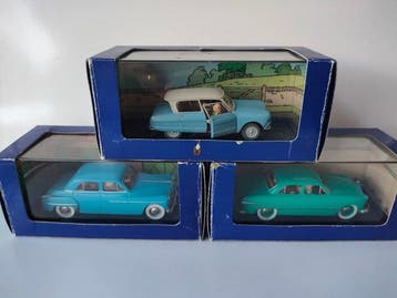 Hergé Moulinsart 1:43 - Modelauto (3) - Citroën Ami 6 -, Nieuw
