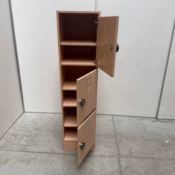 3-deurs Vepa lockerkast - 162x40x57 cm, Huis en Inrichting, Ophalen of Verzenden, Nieuw