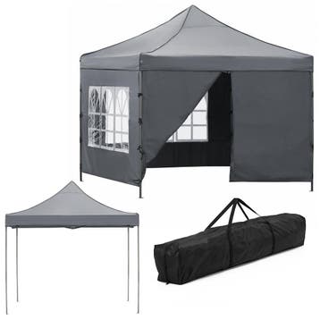 Partytent - 300x300xcm - Hoogte Verstelbaar - PVC, Ophalen of Verzenden, Nieuw