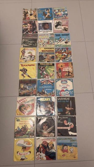Cartoon Soundtracks - Lot of 27 Original 7 Vinyl Singles –, Nieuw in verpakking