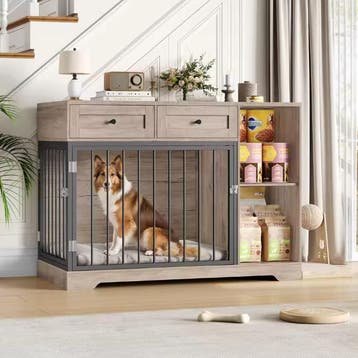 Hondenkooi XXL – Grote Hondenbox met 2 Lades, Vakken en Deur, Dieren en Toebehoren, Verzenden, Nieuw